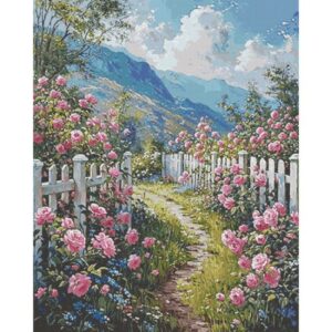 гоблен-Пътечка с рози р-ри 51/40 1/1 дмц конци